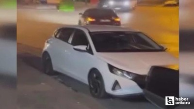 Mamak'ta aracıyla drift atan sürücü tepki çekti!