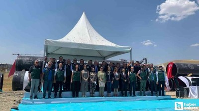 Çamlıdere-İvedik arasına inşa edilecek ‘İçme Suyu İsale Hattı Yenileme Projesi'nin temeli atıldı