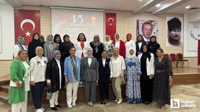 AK Parti Keçiören Kadın Kolları 15 Temmuz programı düzenledi