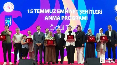 Ankara'da 15 Temmuz'da şehit olan polisler için anma töreni yapıldı