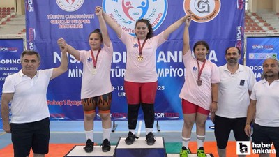 Pursaklar Belediyesi Spor Kulübü, halterde Türkiye 3.'sü oldu