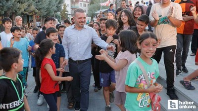 Sincan Belediyesinin hafta sonu çocuk şenliğine yoğun ilgi