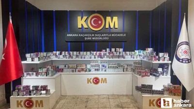 Ankara'da durdurulan araçta 1275 elektronik sigara bulundu