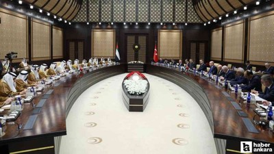 Türkiye ve BAE arasında 7 anlaşma imzalandı