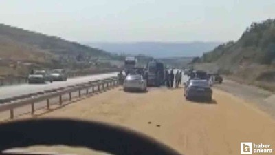 Kalecik'te buğday yüklü traktör devrildi: Sürücü yaralandı