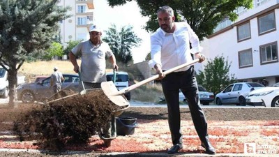 Pursaklar Belediyesi ilçede deforme olan parklara el atıyor!