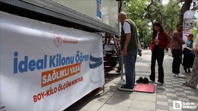 Sağlık Bakanlığı'nın kilo ölçüm kampanyasına Ankara'dan yoğun katılım!