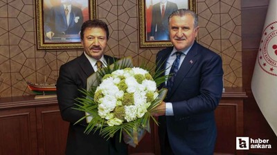 Mehmet Yiğiner'den Bakan Osman Aşkın Bak'a Ankaragücü ziyareti
