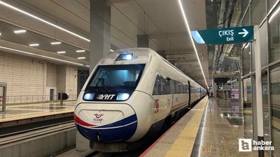 Ankara ve İstanbul YHT seferleri orman yangını nedeniyle bekletiliyor