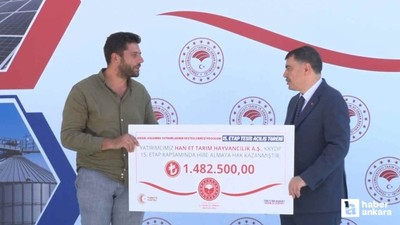 Ankara'da hibe destekleriyle tamamlanan tesisler için açılış töreni