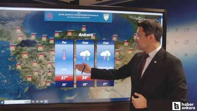 Başkentlilerin günlerdir beklediği yağış yolda