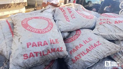 Beypazarı'nda ihtiyaç sahiplerine kömür yardımı dağıtılıyor