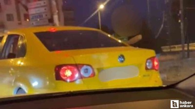 Çankaya'da bir şahıs tartıştığı kadını araç içerisinde tekmeledi