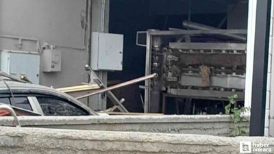 Elmadağ'daki bir ekmek fırınında buhar makinası patladı!