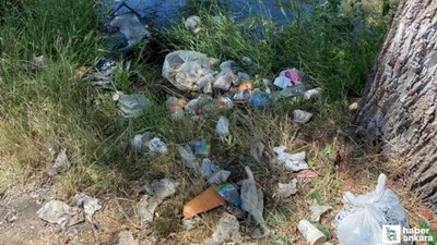 Kızılcahamam'daki Kurtboğazı'na su taşıyan dereler çöplüğe döndü!