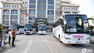 Pursaklar Belediyesi kültür gezilerinde ilk kafilesini yolcu etti