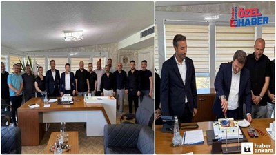 Ankaragücü yönetiminden Mehmet Yiğiner’e kutlama!