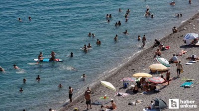 Antalya'nın deniz suyu sıcaklığı 33 dereceyle Ankara'yı geçti