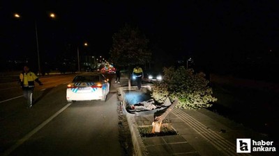 Çorum-Ankara karayolunda araç devrildi: 2 kişi yaralandı!
