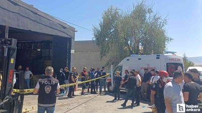 Çorum'da depoda temizlik yaparken yağ tankına düşen anne ve oğlu hayatını kaybetti