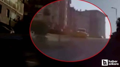 Mamak’ta trafik kazası: Taksi ile kamyonet çarpıştı!