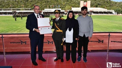 Şehit Ömer Halisdemir'in kızı teğmen oldu!