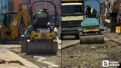 Kahramankazan Belediyesi cadde ve yolları yeniliyor!