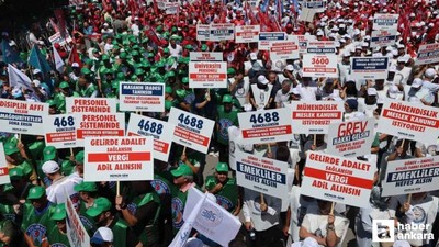 Kamu görevlilerinden Toplu Sözleşme çerçevesine iş bırakma eylemi