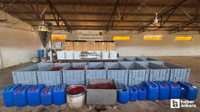 Etimesgut'ta kaçak nargile tütünü operasyonunda 3 kişi yakalandı