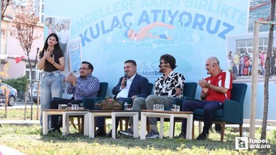 Sincan Belediyesi milli yüzücü Hamit Demir ile özel sporcuları buluşturdu