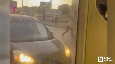 Sincan'da yol verme tartışmasından kavga çıktı