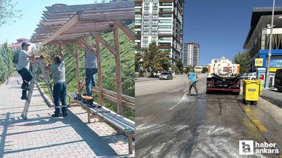 Pursaklar Belediyesi duyurdu: Temizlik ve bakım onarım sürüyor!