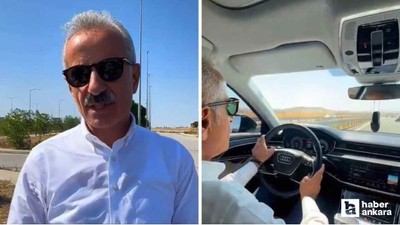 Bakan Abdulkadir Uraloğlu'na Ankara - Niğde Otoyolu'nda trafik cezası kesildi