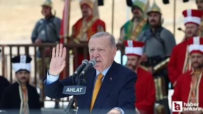 Cumhurbaşkanı Erdoğan'dan Ahlat'taki etkinlikte önemli açıklamalar