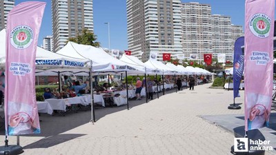 Etimesgut Belediyesi Kadın Emeği Pazarı'nın 7.'sini gerçekleştirdi