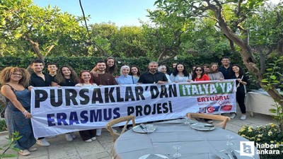 Pursaklar'ın gençleri eğitim için İtalya'da!