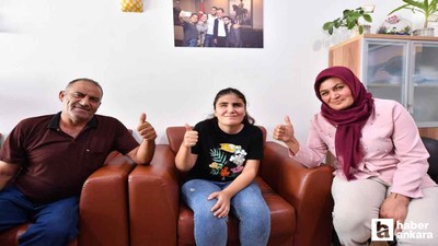 Görme engelli Nazalin, Ankara Üniversitesine yerleşti