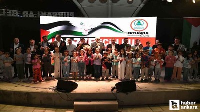 Pursaklar’da eller Gazze için semaya kalktı, dualar edildi!