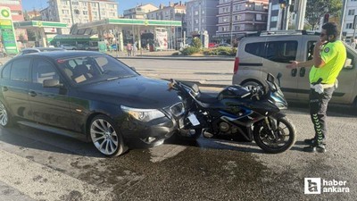 Sincan'da ardı ardına aynı yerde iki trafik kazası oldu