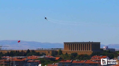 SOLOTÜRK'ten Anıtkabir semalarında çevre tanıma uçuşu