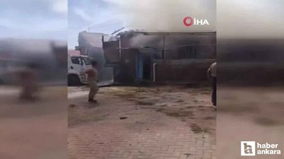 Güdül'de tek katlı evde çıkan yangın paniğe neden oldu