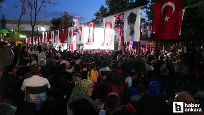 Keçiören'de açık hava sinemasında 30 Ağustos'a özel Atatürk filmi