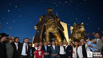 Keçiören'de 30 Ağustos Zafer Anıtı'nın açılışı yapıldı