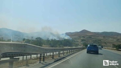 Elmadağ'da kontrollü patlatmanın yangına neden olduğu iddia edildi