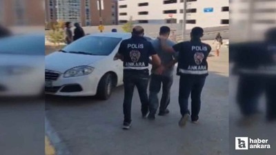 Yenikent'te trafikte sürücüleri tehdit eden şahıs yakalandı
