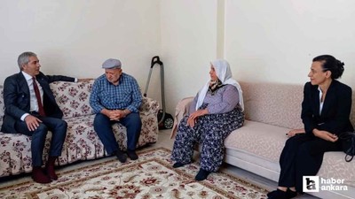 Beypazarı Kaymakamı Ünal Coşkun şehit ailelerine ziyaretleri sürdürüyor