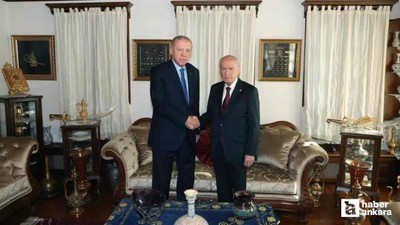 Cumhurbaşkanı Erdoğan ile Devlet Bahçeli görüşmesi gerçekleşti
