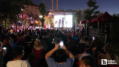 Keçiören Belediyesi açık havada Hababam Sınıfı keyfi yaşattı