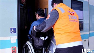 2025'in ilk 6 ayında demir yolunda 550 binden fazla engelli yolcuya hizmet verildi