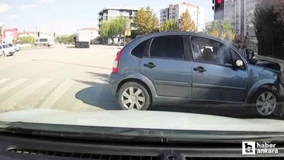 Sincan'da yaya geçidinde bekleyen öğrenci ölümden son anda kurtuldu